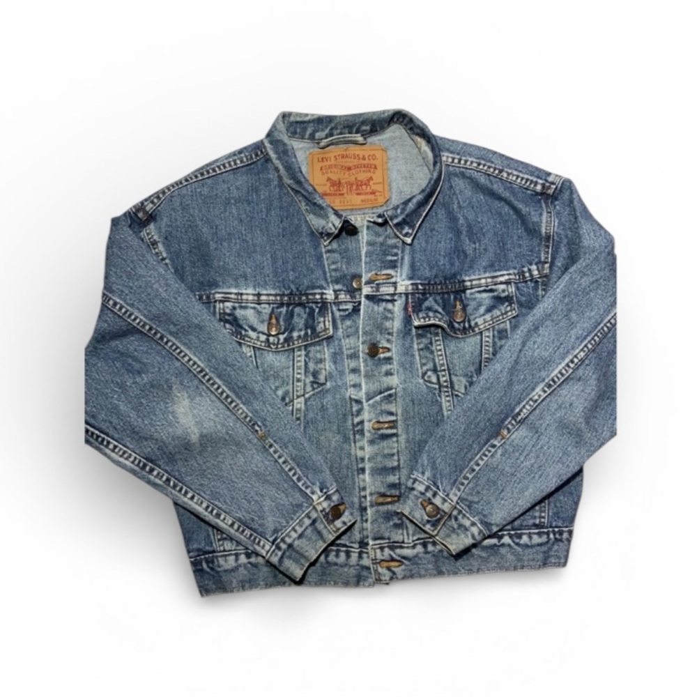 Vintage Levi’s Trucker 1990s Jean Jacket Sz Medium